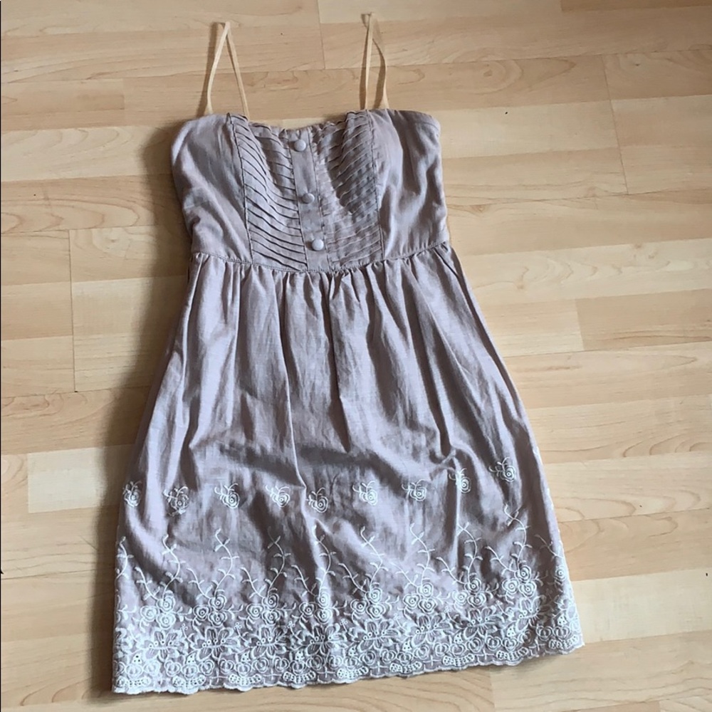 Tan Dress